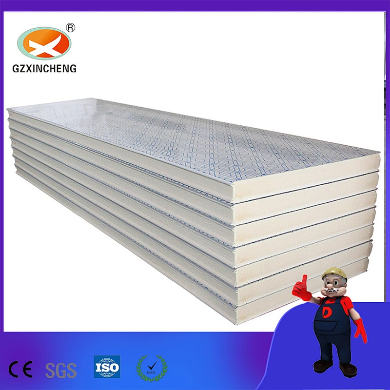 Fruit Cold Room Freezer  PU Foam Polyurethane Roof Sandwich Panel