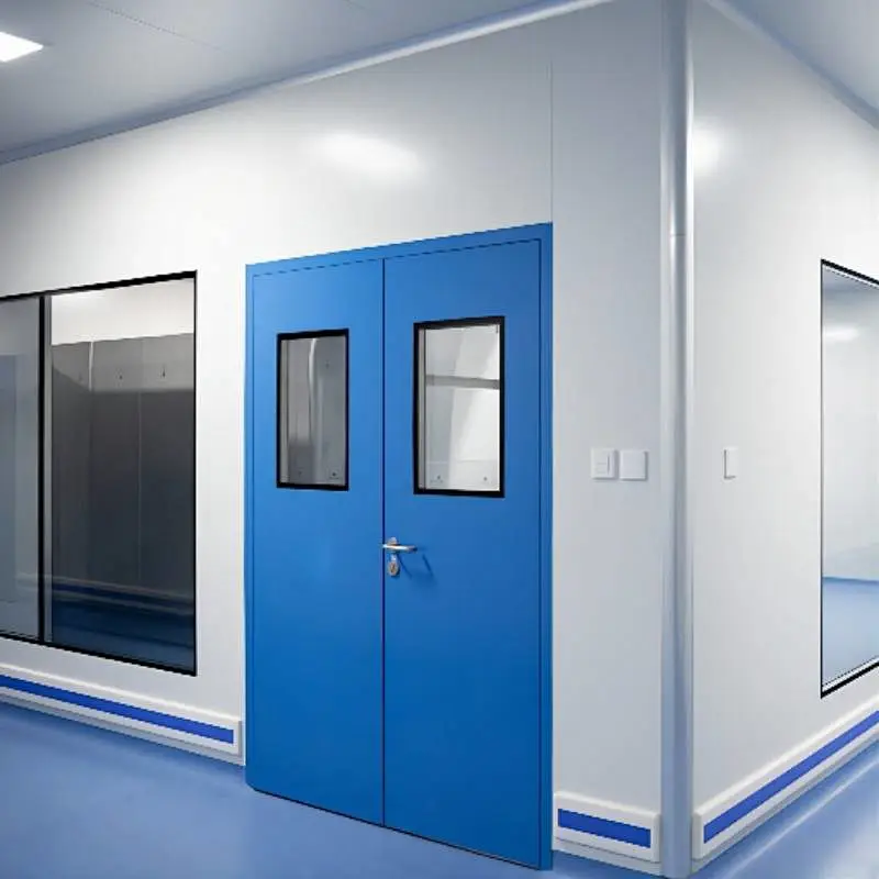 PPGI Aluminium Paper Honeycomb Double Blue Door
