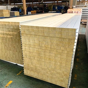 Sound Insulation Rock Wool Sandwich Panel from China