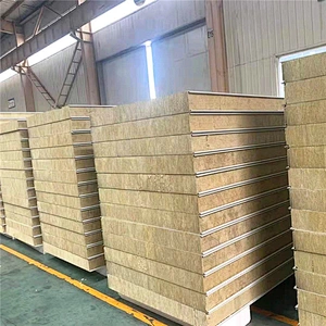 75mm Soundproof Rock Wool Sandwich Panel