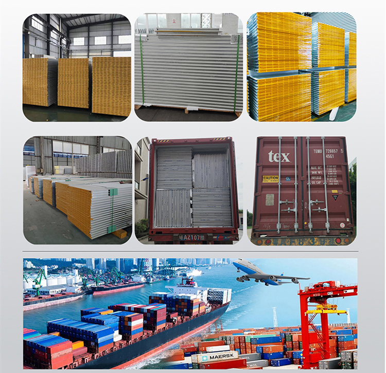 rock wool sandwich panel shippment