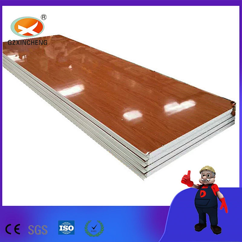 Materiales metálicos de construcción de paneles sándwich EPS
