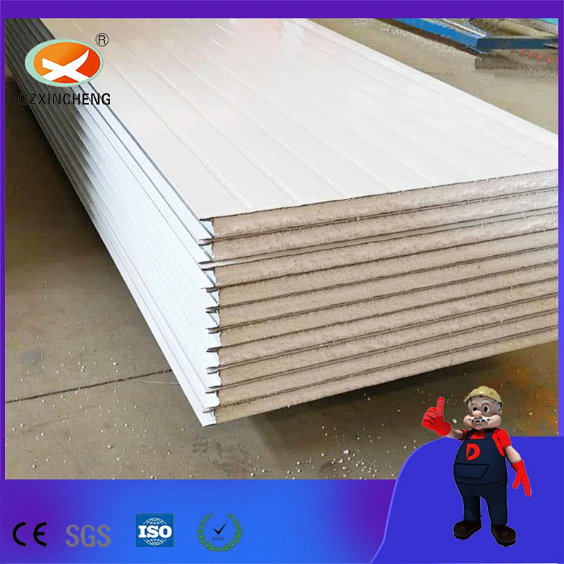 Materiales metálicos de construcción de paneles sándwich EPS