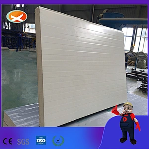 200mm Thickness Fireproof Rock Wool Sandwich Panel