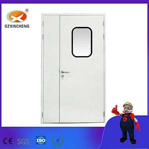 Unequal Double Soundproof Clean Room Swing Sliding Steel Doors