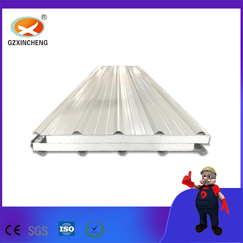 Materiales metálicos de construcción de paneles sándwich EPS