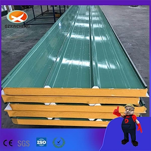 Materiales metálicos de construcción de paneles sándwich EPS