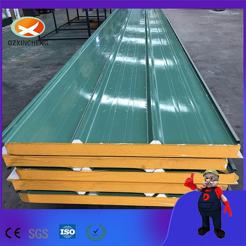 Materiales metálicos de construcción de paneles sándwich EPS