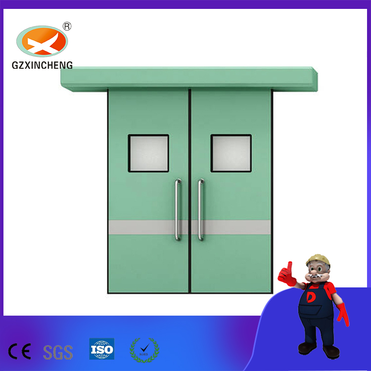 Puerta corrediza del hospital galvanizado