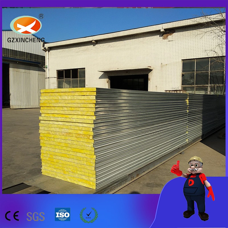 Tongue-and-Groove Glass Wool Sandwich Panel