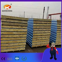 Strongly Fireproof Rock Wool Sandwich Panel