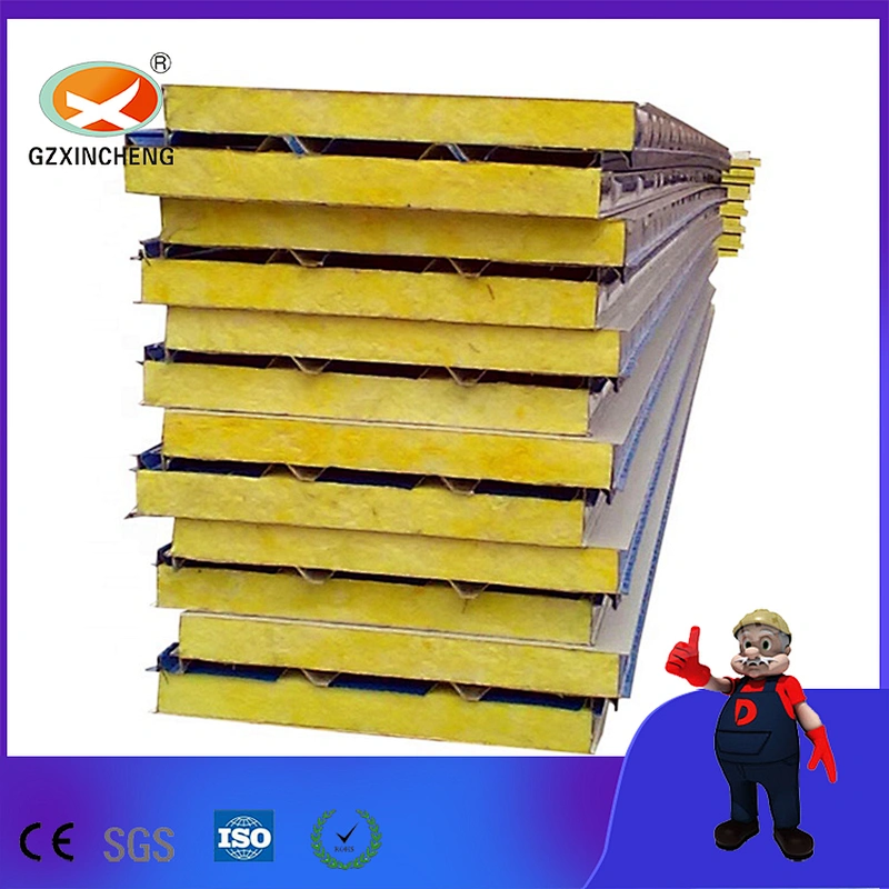Soundproof Rockwool Insulated Sandwich Panel