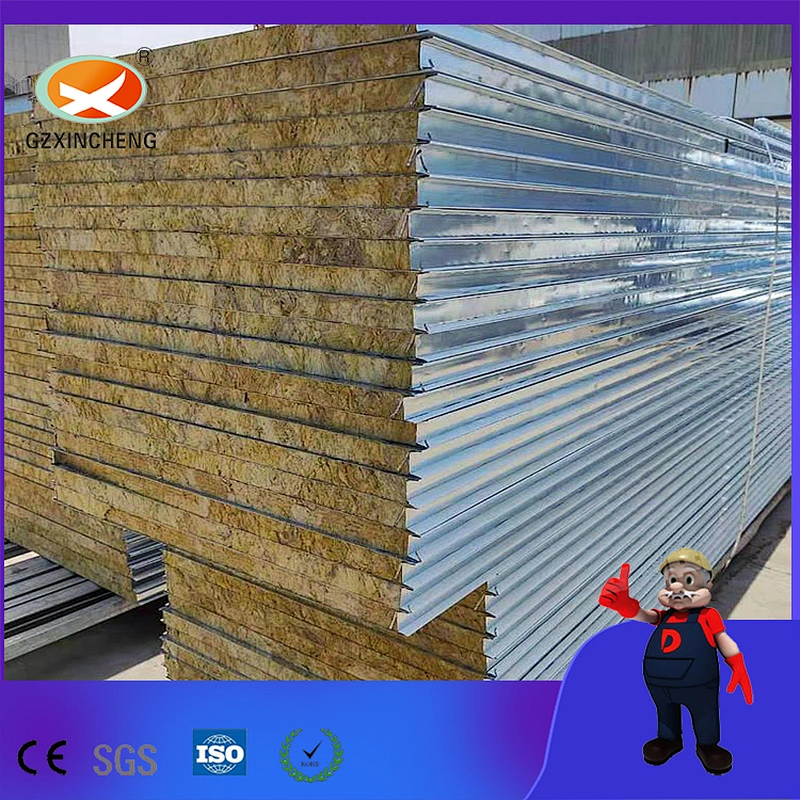 Soundproof Rockwool Insulated Sandwich Panel