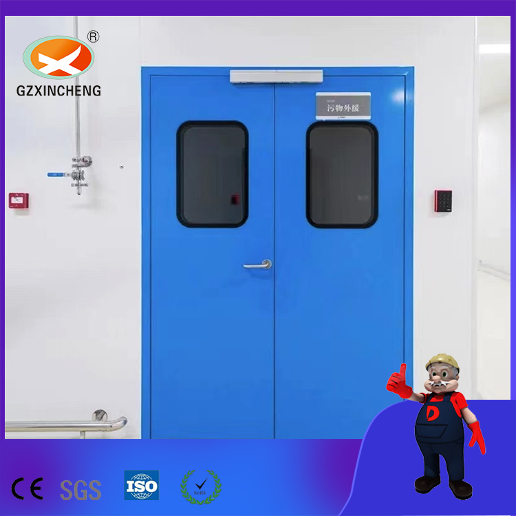 PPGI Aluminium Paper Honeycomb Double Blue Door