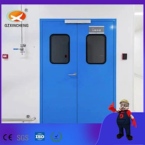 PPGI Aluminium Paper Honeycomb Double Blue Door