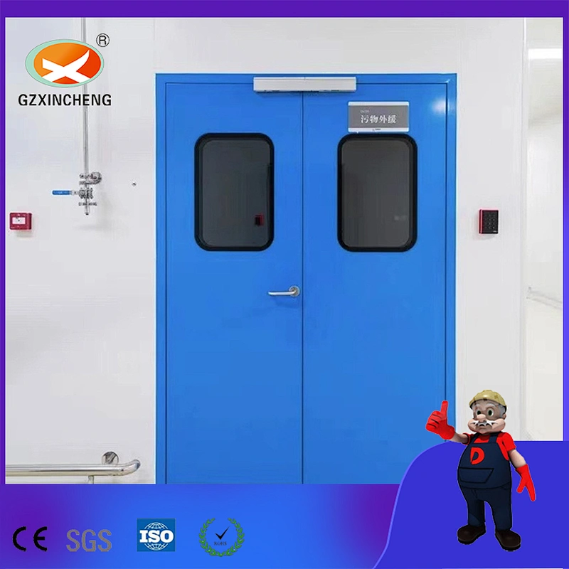 PPGI Aluminium Paper Honeycomb Double Blue Door