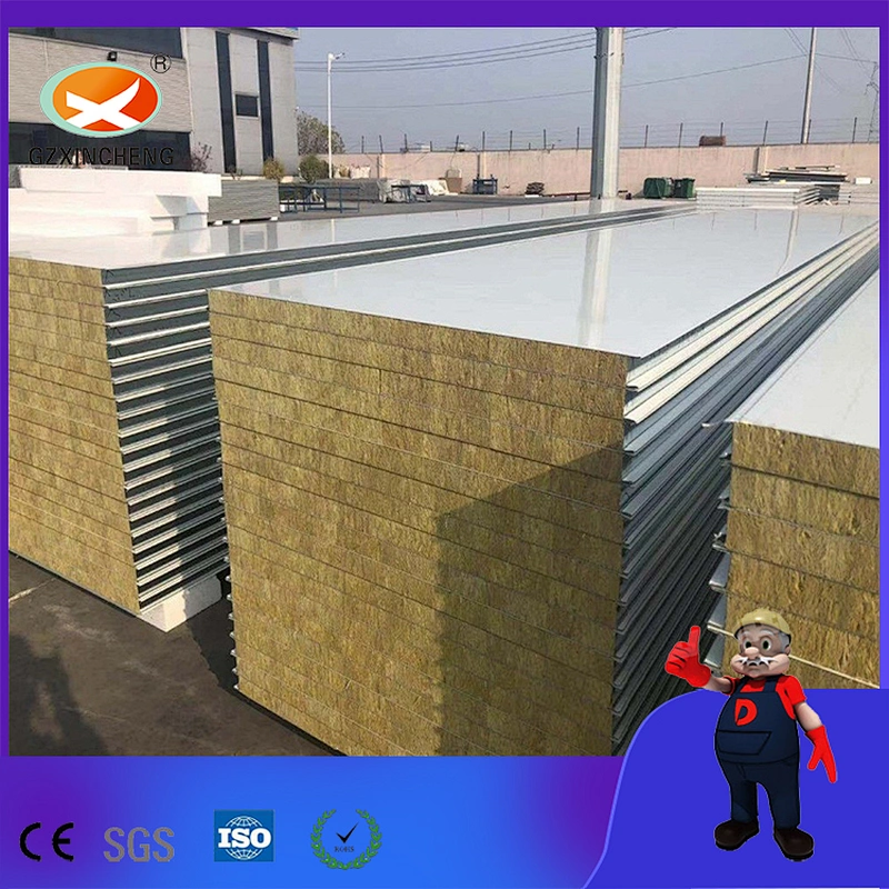 Soundproof Rockwool Insulated Sandwich Panel