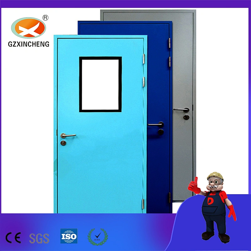 Powder Coated with View Panel Single Clean Room Door