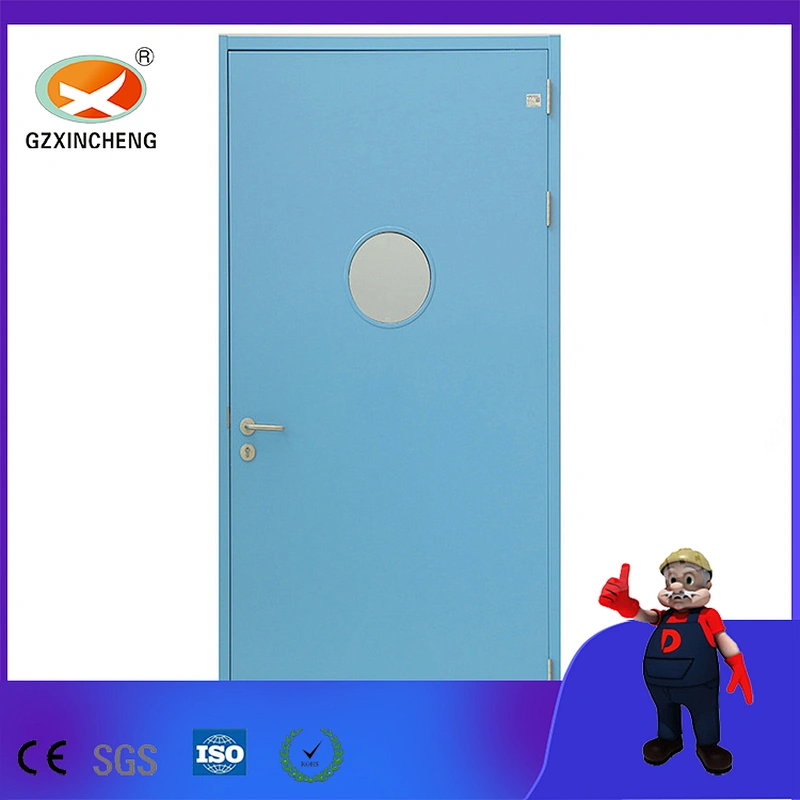 Powder Coated with View Panel Single Clean Room Door