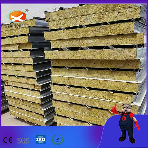 Durable Using Rock Wool Sandwich Panel