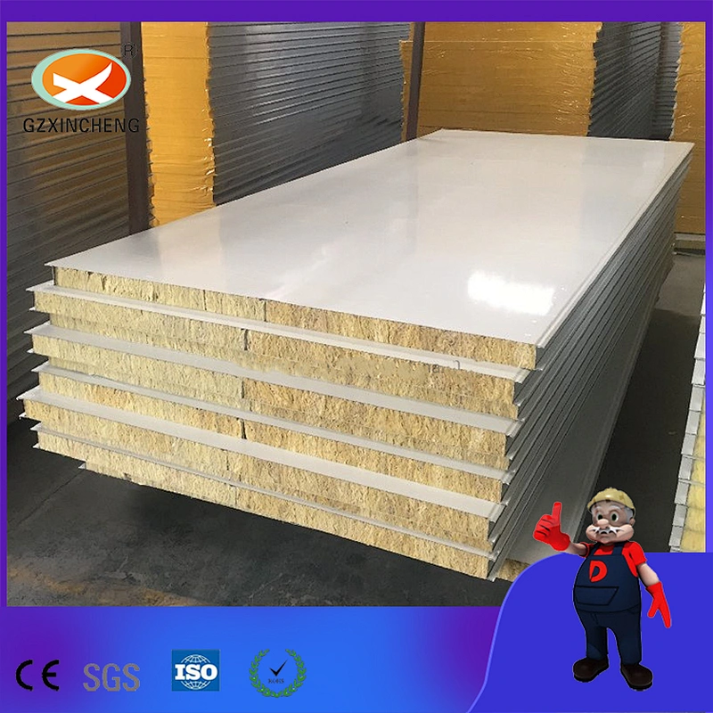 Soundproof Rockwool Insulated Sandwich Panel