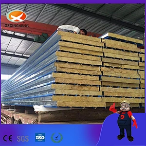 Rock Wool Sandwich Panel for Steel Structure Cladding