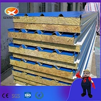 Steel Surface Rock Wool Sandwich Panel