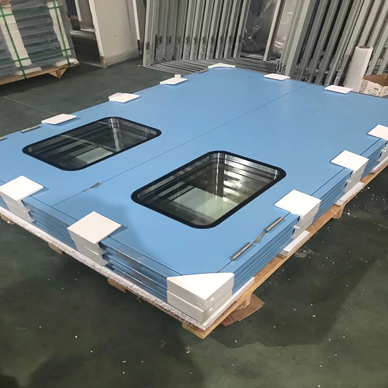 sliding clean room door