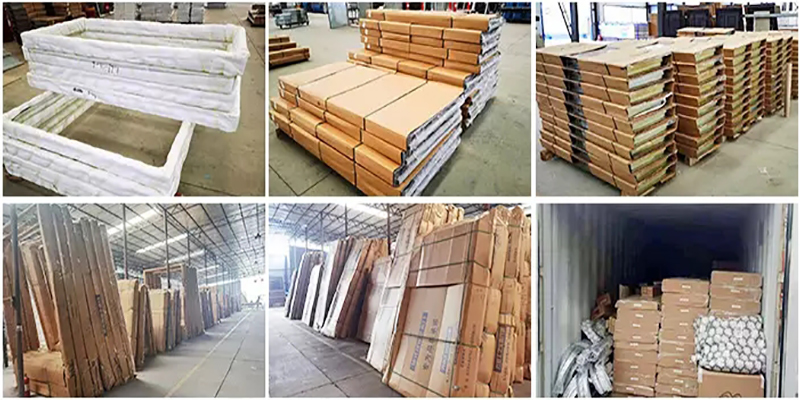 packing of the clean room door