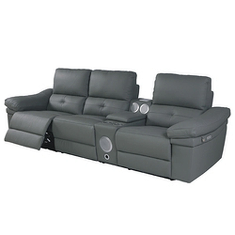Guaranteed quality proper price genuine leather sofa modern living room sofa set design functional sofa