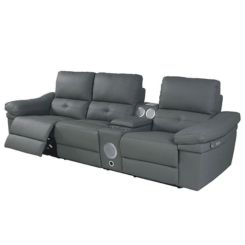 Guaranteed quality proper price genuine leather sofa modern living room sofa set design functional sofa