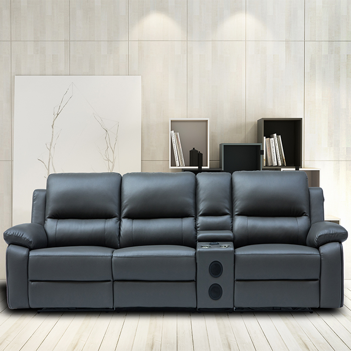 Wholesale customized good quality real leather sofa living room sofa set functional sofa