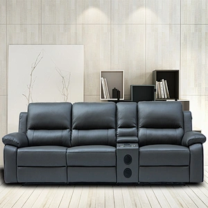 Wholesale customized good quality real leather sofa living room sofa set functional sofa
