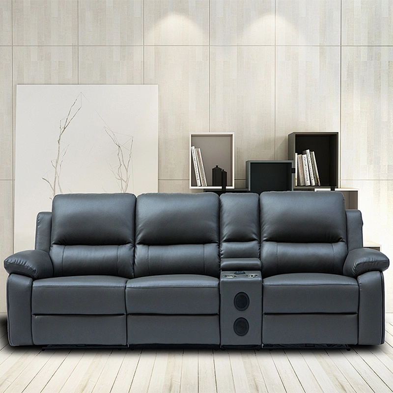 Wholesale customized good quality real leather sofa living room sofa set functional sofa