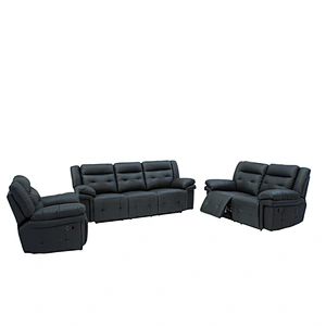 Attractive price new type office sofa set leather modern leisure living room functional sofa