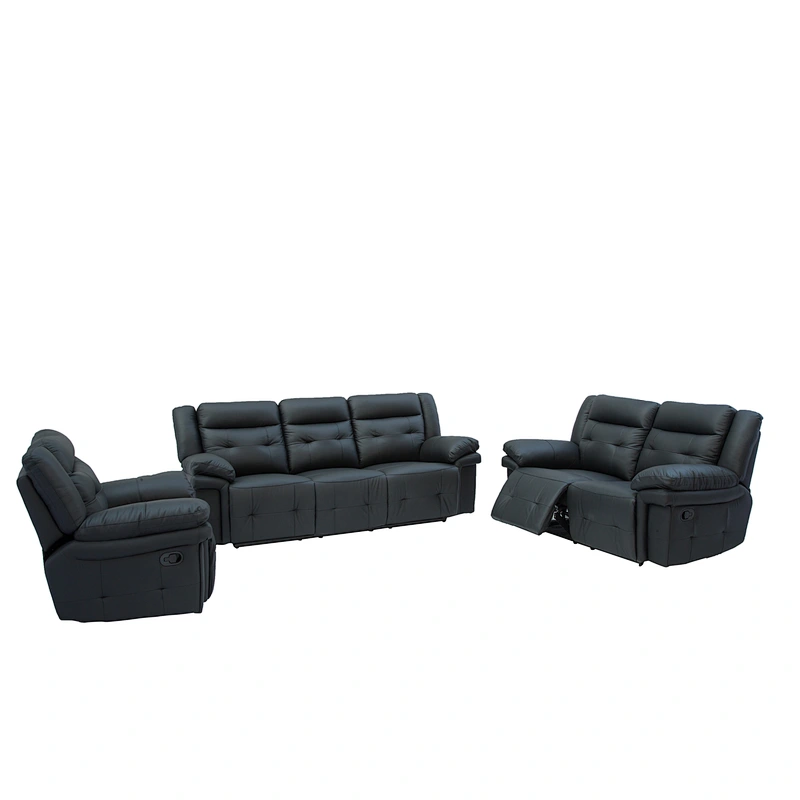 Attractive price new type office sofa set leather modern leisure living room functional sofa
