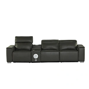 Cheap hot sale top quality modern recliner leather sofa set functional sofa