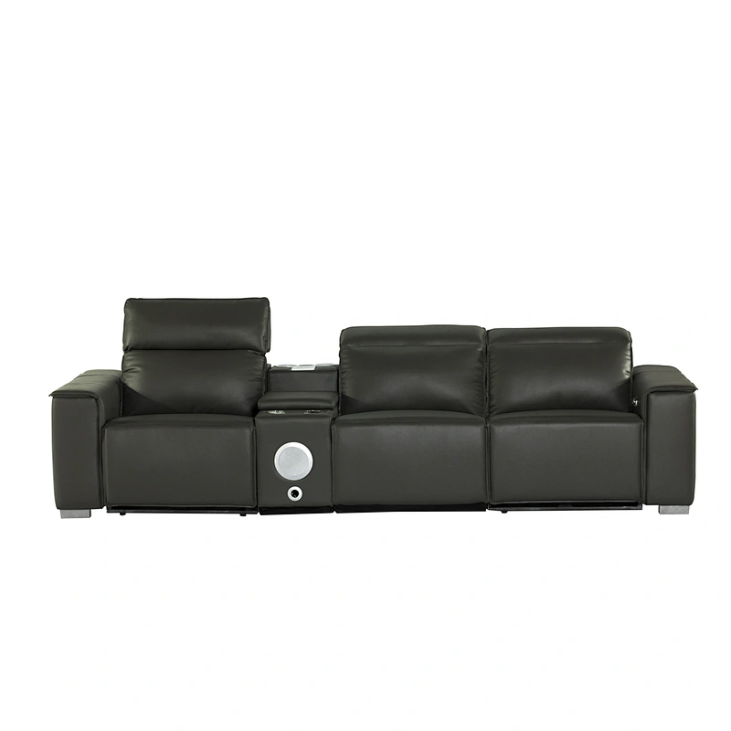 Cheap hot sale top quality modern recliner leather sofa set functional sofa
