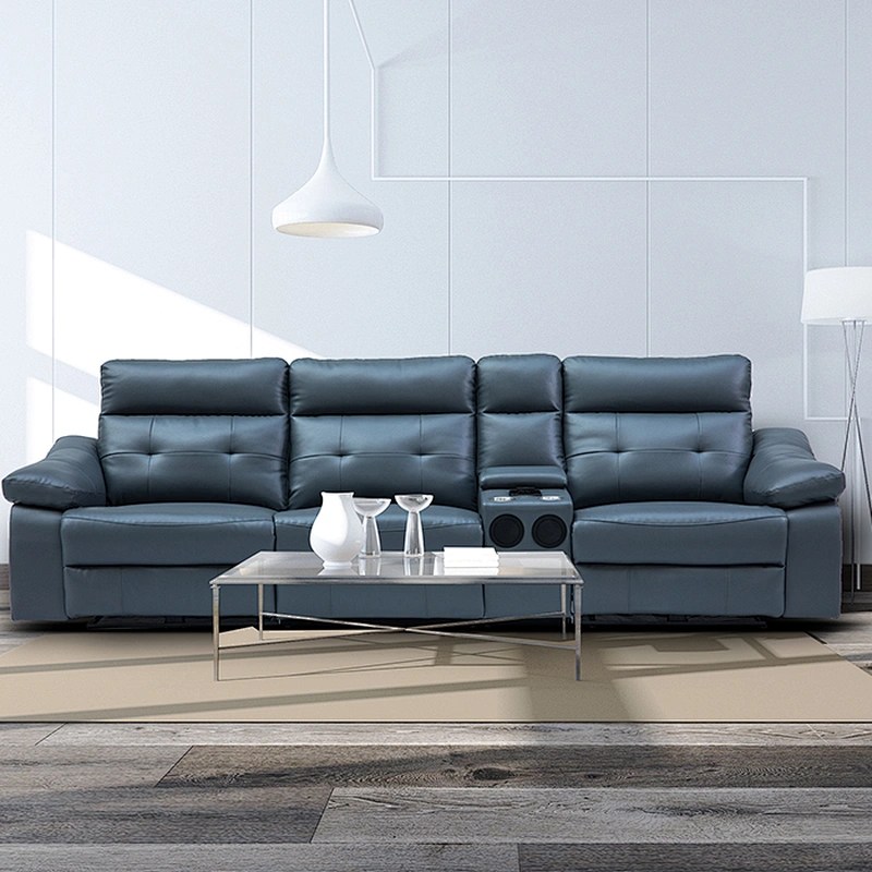 New arrival latest design recliner sofa leather living room sofas functional sofa