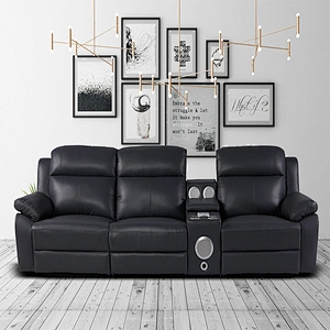 Promotional top quality leather corner sofa sectionals sofas living room furniture functional sofa