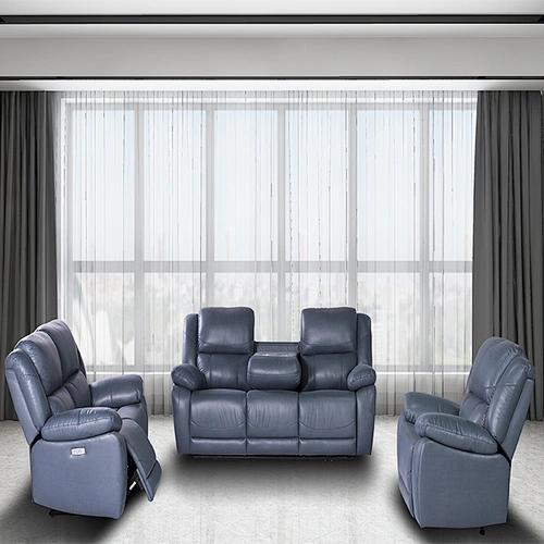 Hot selling good quality living room furniture modern leather sofa set functional sofa