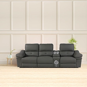 Guaranteed quality proper price genuine leather sofa modern living room sofa set design functional sofa