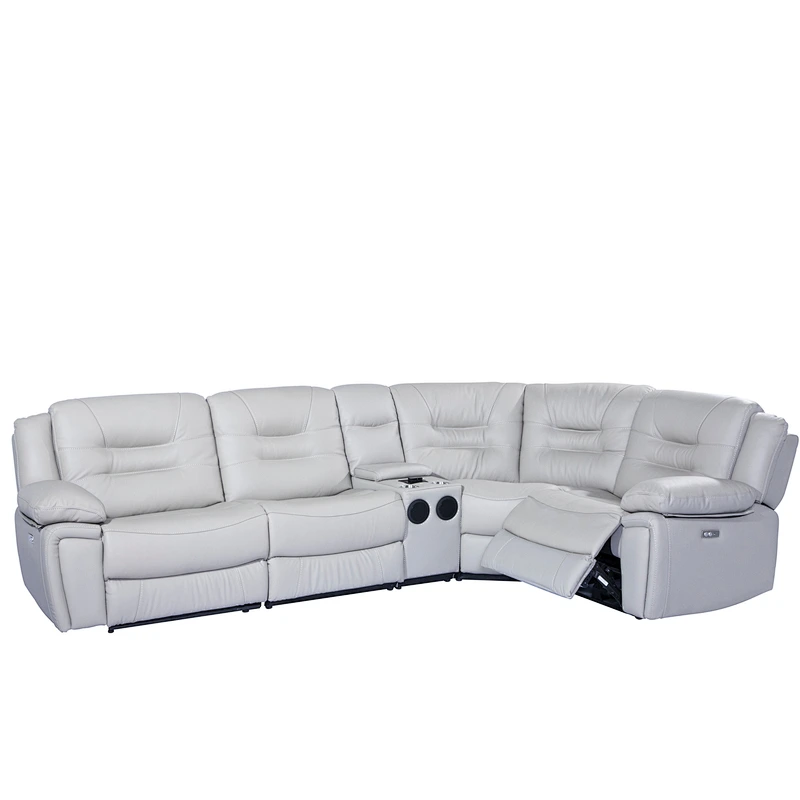 Hot selling good quality leather sofa set living room sofas functional sofa