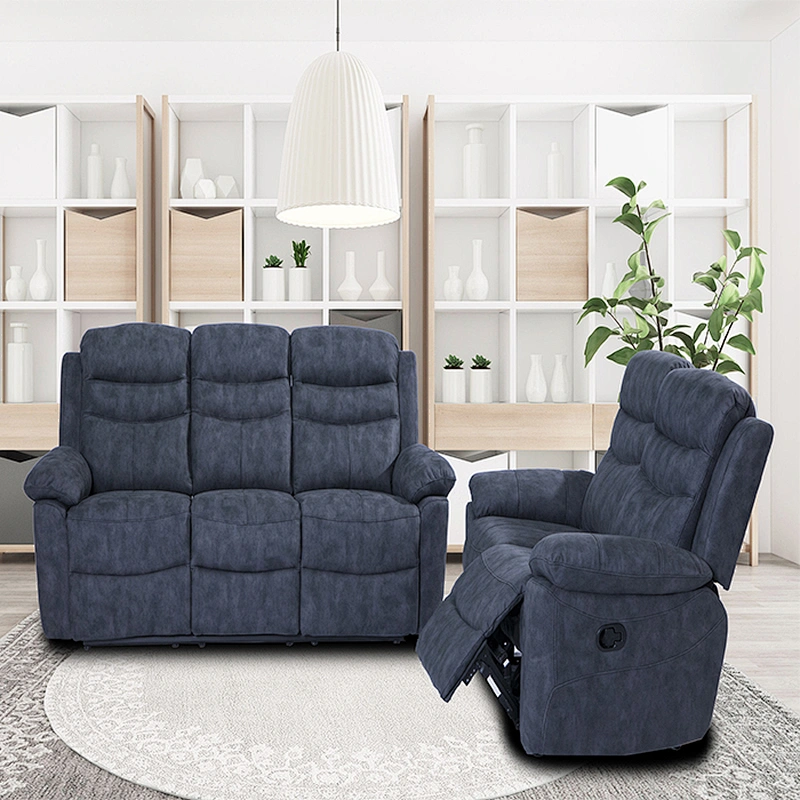 Promotional top quality luxury leather sofa set furniture living room functional sofa