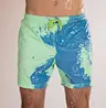 Hot sale quick dry high temperature discoloration summer surfing mens boxer shorts