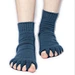 toeless non slip yoga socks
