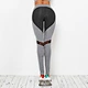 heart shaped female yoga pants