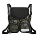 Reflective Running Vest Bag, Outdoor Sports Chest Pack for Hiking Cycling Traveling Fishing, Running Phone Holder