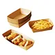 Disposable Kraft Paper Boat Boxes: Laminated, Picnic Trays for Desserts, Fried-Like Food, Fruits, Salads