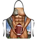 Custom 3D Print Funny Sexy Kitchen Waist Cooking Apron            Introducing Our Calm and Soothing Personalized Digital Customized Printing Fun Novelty Creative Couple Party Sexy Apron!